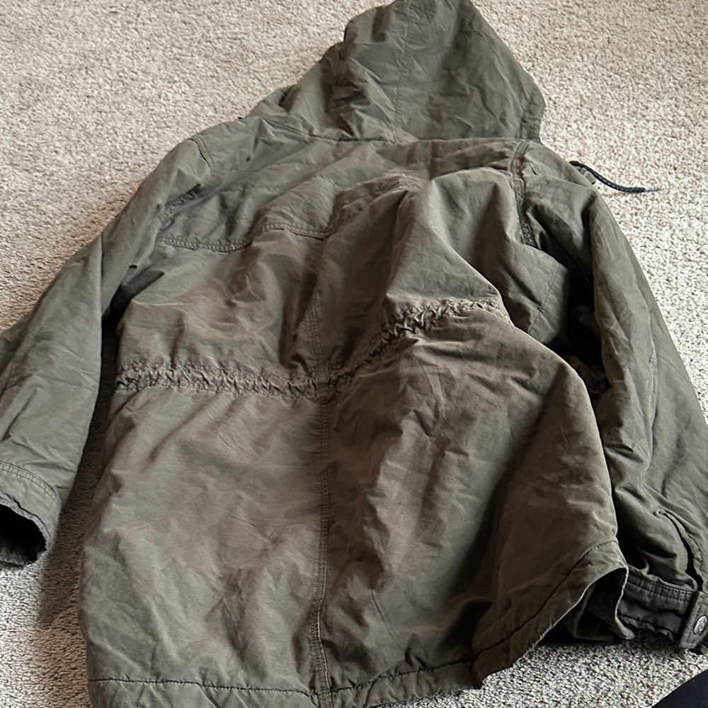Columbia Dark Green Hooded Puffer Jacket - Picture 6 of 6